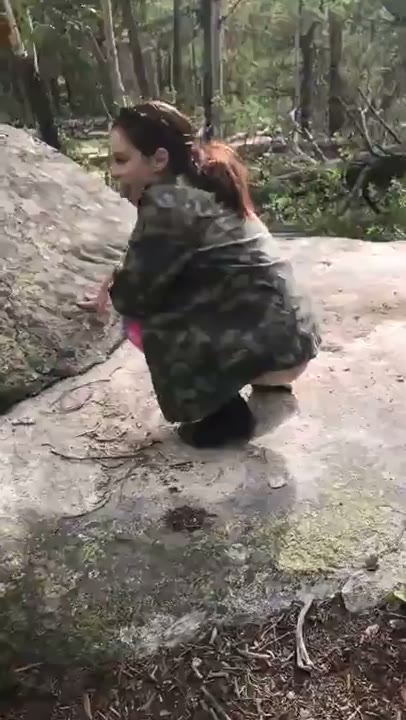 Dirty Girls Pee in Public Showing Their Naked Snapchat Asses