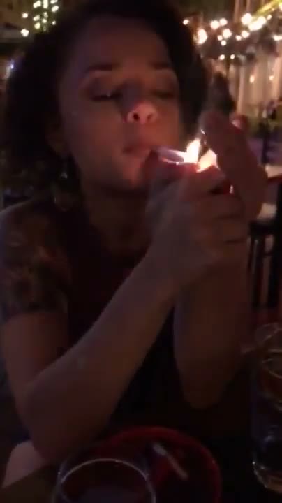Dirty Snapchat Girl Flashes her Small Tits in Public Place
