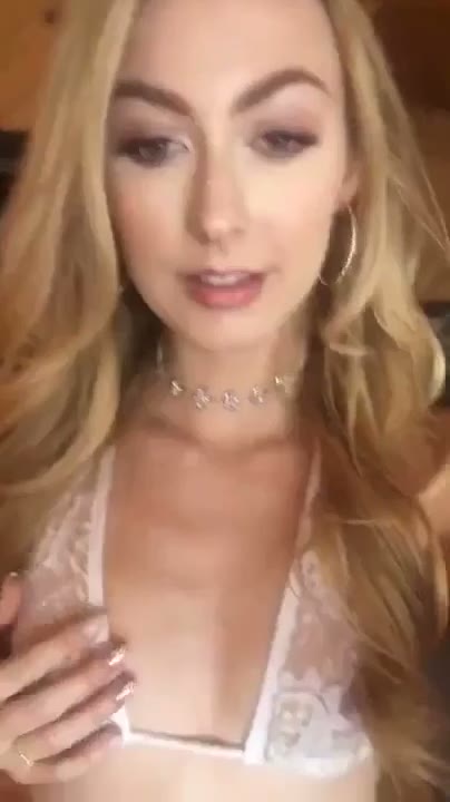 A Little Nervous About Showing her Small Nude Snapchat Boobs