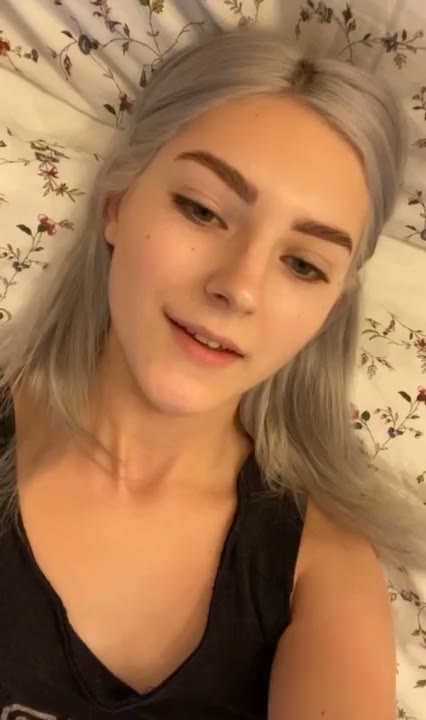 Cute Horny Russian Babe Filming Herself Getting Naked on Snapchat and Fingering her Little Pussy
