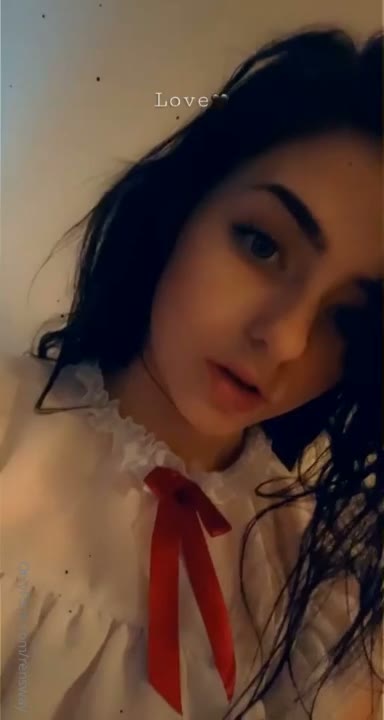 Hot Real Amateur Snapchat Lesbian Couple Strap on Sex with Schoolgirl Skirt