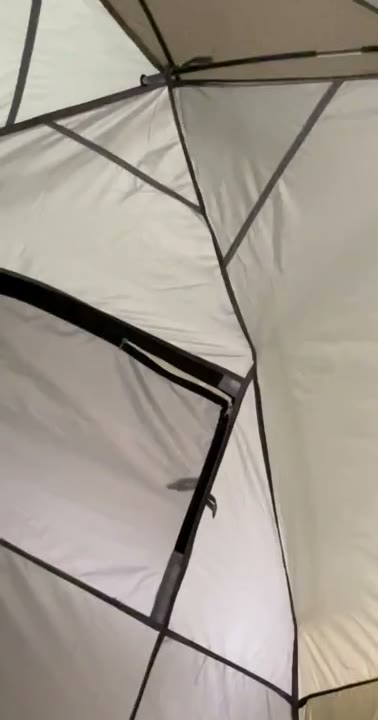 Risky Snapchat XXX with a Super Hot Girl in a Tent in a Public Camp